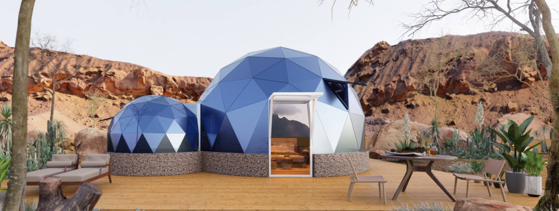 陇川县球形智能光伏玻璃星空房